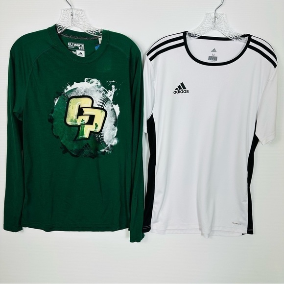 Adidas Men's Climalite  Long Sleeve Tee & T Shirt Sz M - Picture 1 of 17
